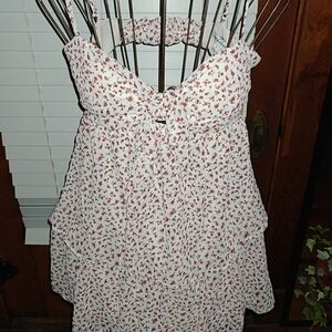 Floral Spaghetti Strap Dress
